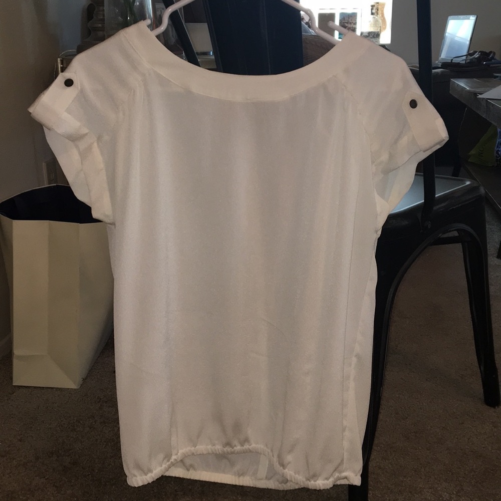 LOFT xs cream blouse